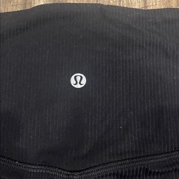 Lululemon black ribbed mini flare. Size 10 - Picture 3 of 4